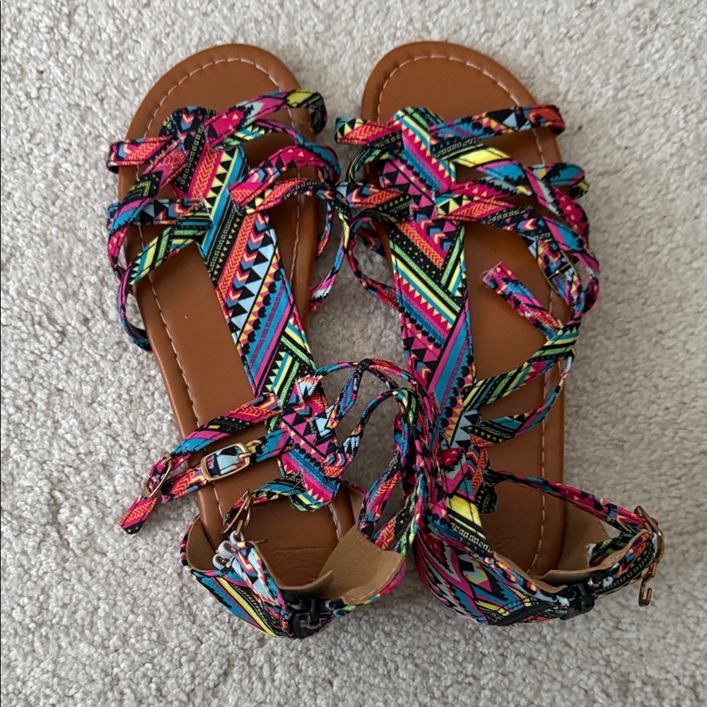 Colorful Strappy Sandals